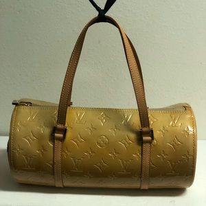 Louis Vuitton orange vernis bag